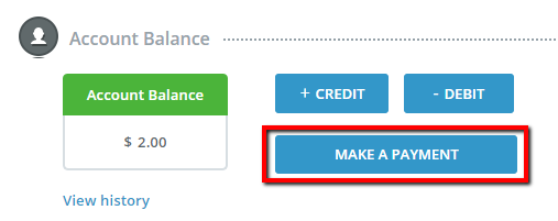 Make a payment